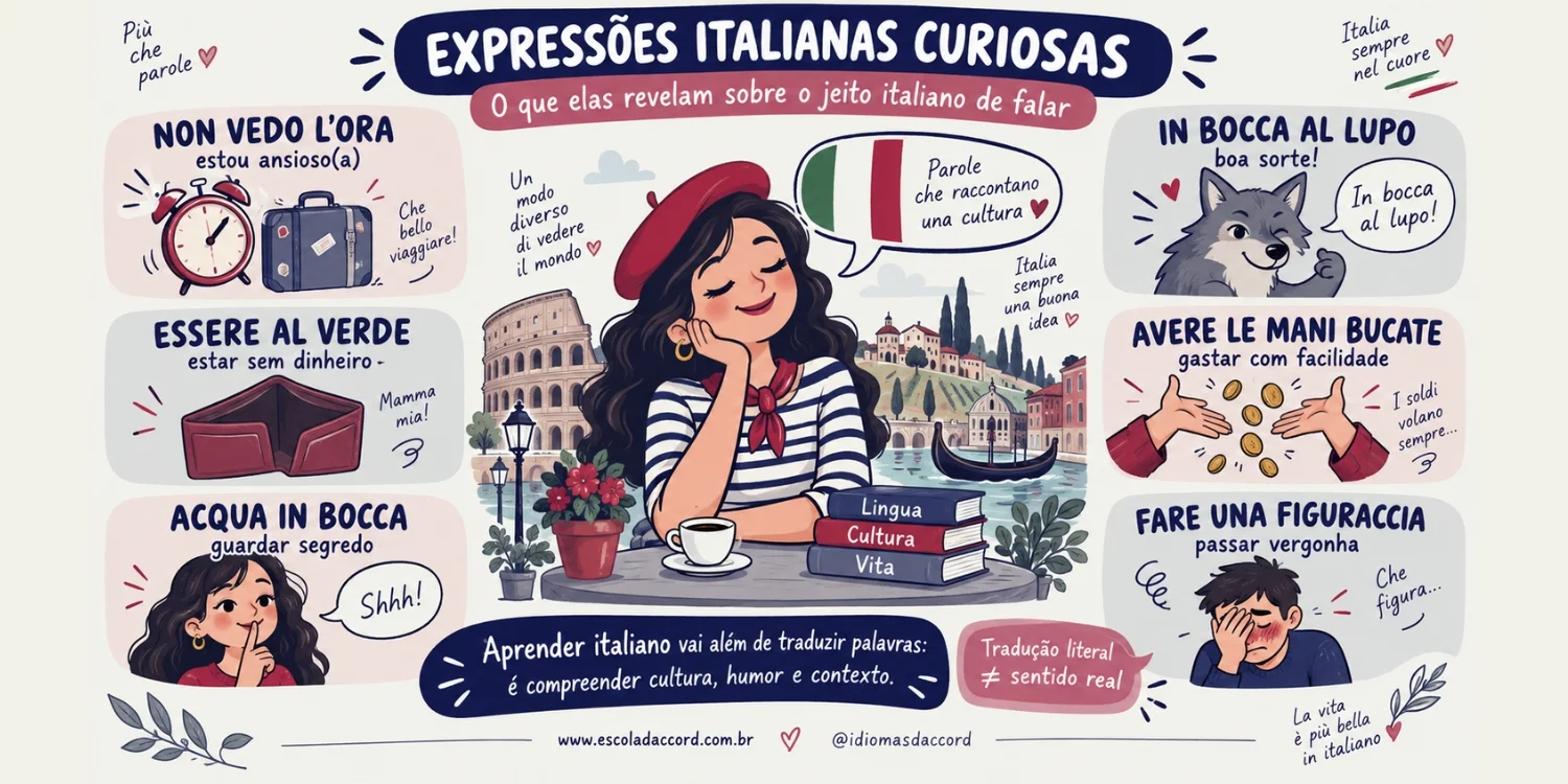 Expressões italianas curiosas: O que elas revelam sobre o jeito italiano de falar